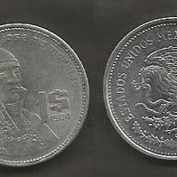 Münze Mexiko: 1 Pesos 1984