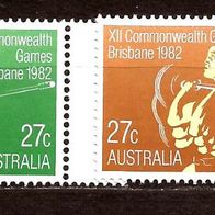 Australien 277 Mi 805 - 808 postfrisch, Sportspiele Brisbane