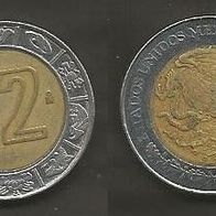 Münze Mexiko: 2 Pesos 1995