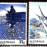 Australien 269 Mi 692 - 695 postfrisch, Fischfang
