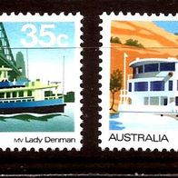 Australien 267 Mi 668 - 671 postfrisch, Dampfer