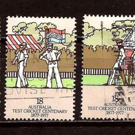Australien 264 Mi 632 - 637 gest., Kricket Austr. - England