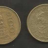 Münze Mexiko: 100 Pesos 1985