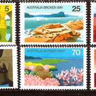 Australien 261 Mi 610 - 615 postfrisch, Landschaften