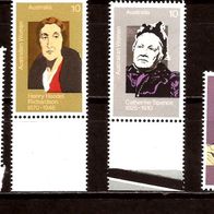Australien 259 Mi 585 - 590 postfrisch, Frauen