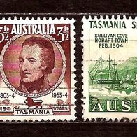 Australien 230 Mi 238 - 240 gest., 50 Jahre Tasmanien