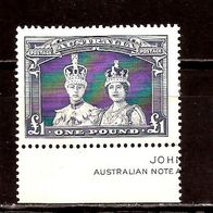 Australien 222 Mi 152 D postfrisch mit leichten Falzspuren