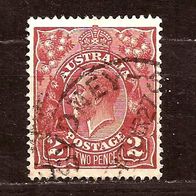 Australien 186 Mi 60 gest., . Georg V
