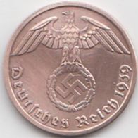 Deutsches Reich 1 Pfennig 1939 A aus dem Umlauf