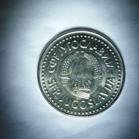 Münze 100 sowjetische Dinar 1987 Jugoslavien