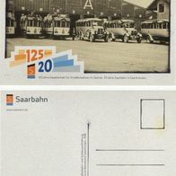 Saarland 1938 Straßenb.u. Autobusausstellung vor Wagenhalle A im Betriebshof Motiv 5