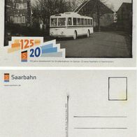 Saarland O-Bus am 40er Grab Saarbrücken 1950 Motiv 6 Ansichtskarte Postkarte