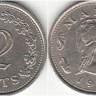Malta 2 Cents 1977 (m83)