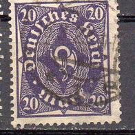 D. Reich 1922, Mi. Nr. 0230 / 230, Freimarken Posthorn, gestempelt #02909