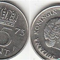 Niederlande 25 Cent 1973 (m92)