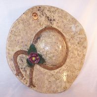 Keramik Wanddeko - " Hut "