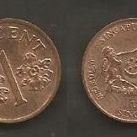 Münze Singapur: 1 Cent 1994