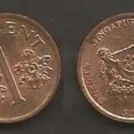 Münze Singapur: 1 Cent 1995