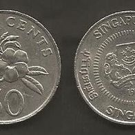 Münze Singapur: 50 Cent 1985