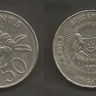 Münze Singapur: 50 Cent 1995