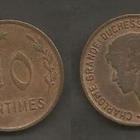 Münze Luxemburg: 10 Centimes 1930