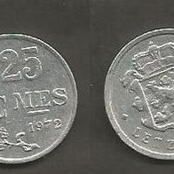 Münze Luxemburg: 25 Centimes 1972