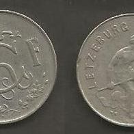 Münze Luxemburg: 1 Frang 1953
