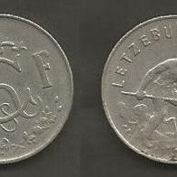 Münze Luxemburg: 1 Frang 1964