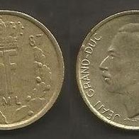 Münze Luxemburg: 5 Frang 1987
