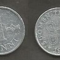 Münze Finnland: 1 Penniä 1970
