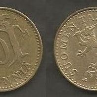 Münze Finnland: 10 Penniä 1972