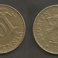 Münze Finnland: 20 Penniä 1972