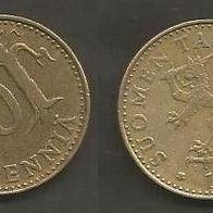 Münze Finnland: 20 Penniä 1974