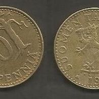 Münze Finnland: 20 Penniä 1983