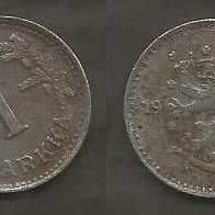 Münze Finnland: 1 Markka 1945