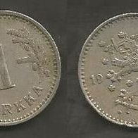 Münze Finnland: 1 Markka 1932