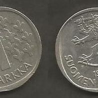 Münze Finnland: 1 Markka 1982