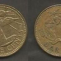 Münze Barbados: 5 Cent 1979