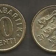 Münze Estland: 10 Senti 2008