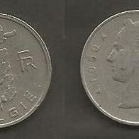 Münze Belgien: 1 Frank 1950
