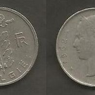 Münze Belgien: 1 Frank 1952