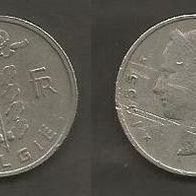 Münze Belgien: 1 Frank 1955