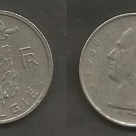 Münze Belgien: 1 Frank 1958
