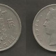 Münze Belgien: 1 Frank 1974