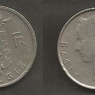 Münze Belgien: 1 Frank 1975