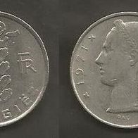 Münze Belgien: 5 Frank 1971