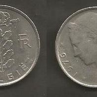 Münze Belgien: 5 Frank 1976