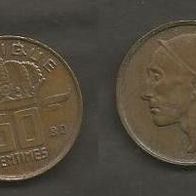 Münze Belgien: 50 Centimes 1980