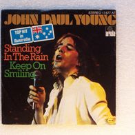 John Paul Young - Standing In The Rain / Keep On Smiling, Single - Ariola 1976