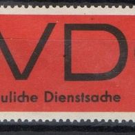 DDR postfrisch Vertrauliche Dienstsache 3